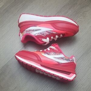 FILA Kids RENNO V-DAY Pink and Red Sneakers